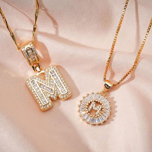 💍Last Day Only ￡8.99 & 2 Pack💍 Initial Letter Pendant Necklaces-Best Gift for your friends💝