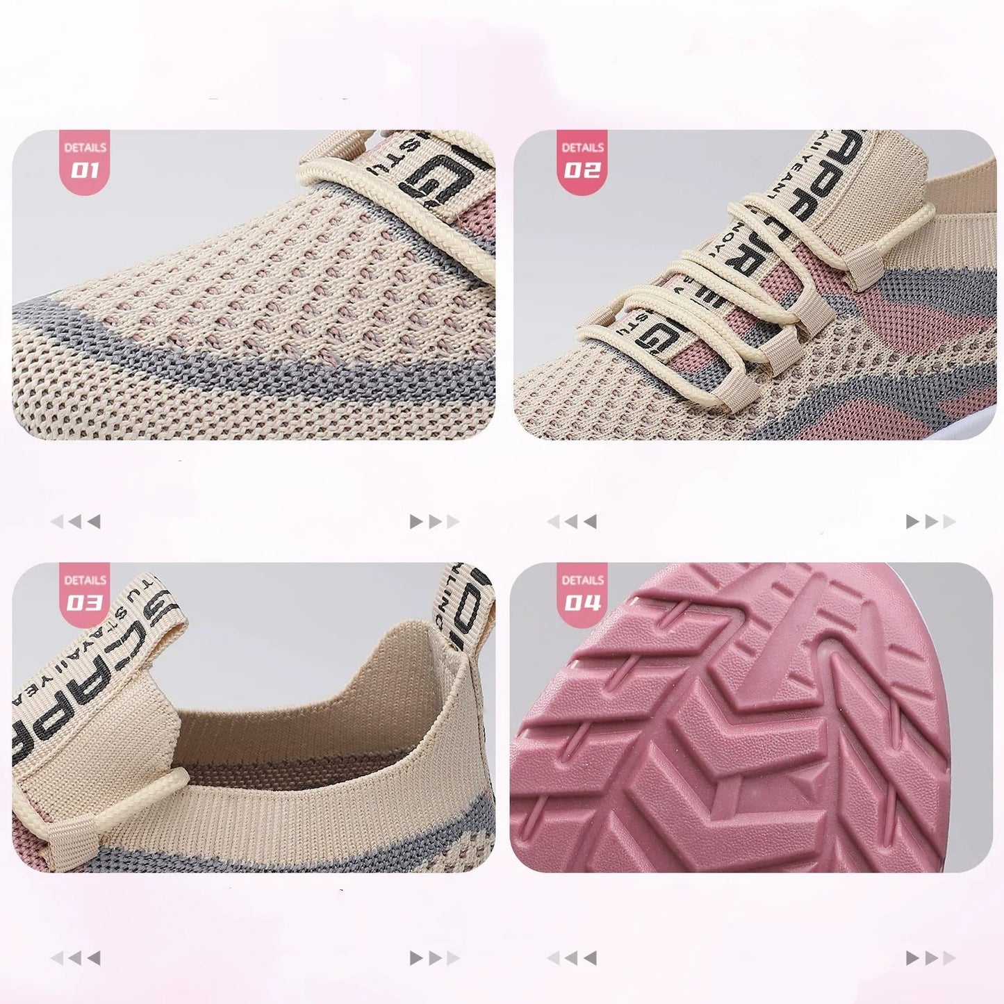 Women’s Casual Lace-Up Running Shoes