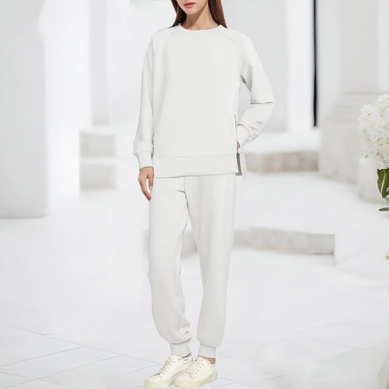 Women's Cozy Sweatshirt & Pants Two-Piece Set