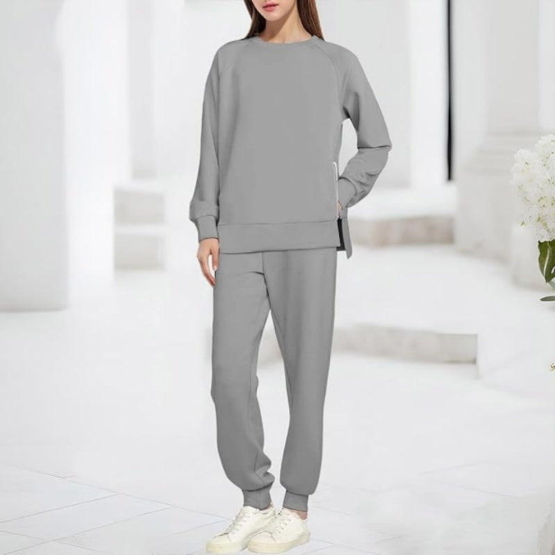 Women's Cozy Sweatshirt & Pants Two-Piece Set