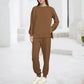 Women's Cozy Sweatshirt & Pants Two-Piece Set