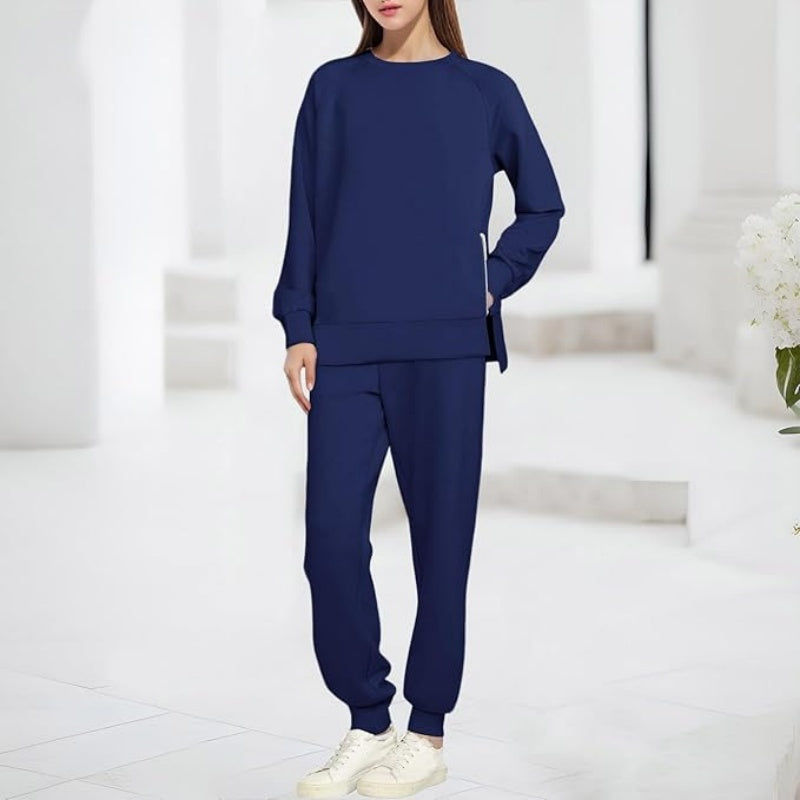 Women's Cozy Sweatshirt & Pants Two-Piece Set