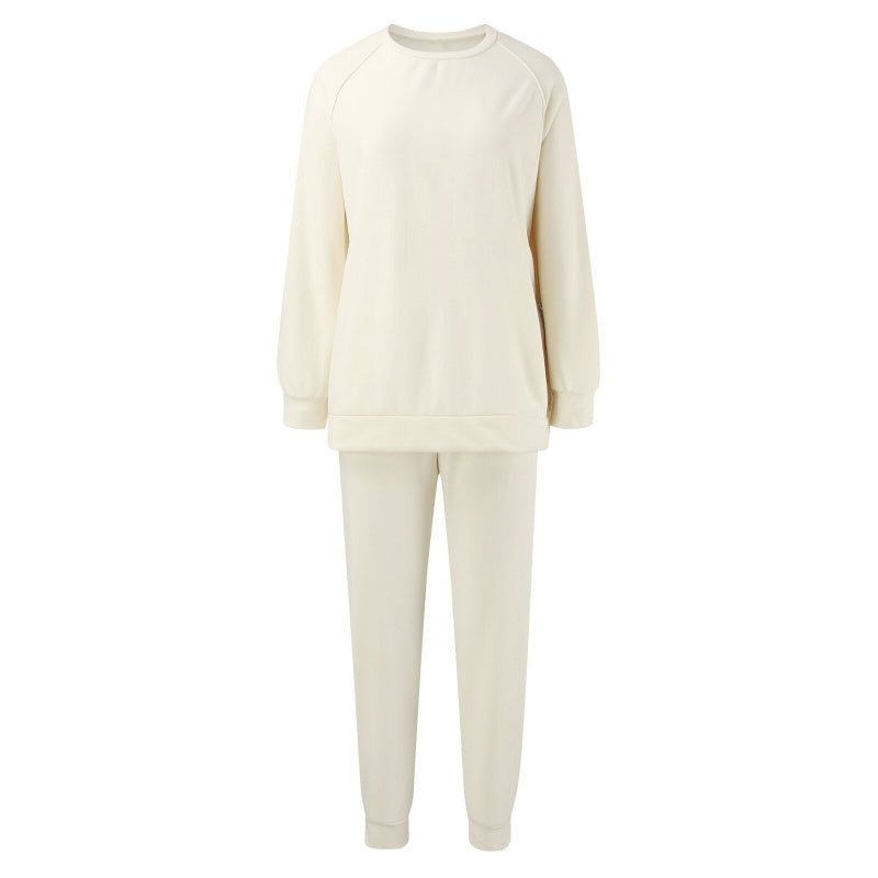 Women's Cozy Sweatshirt & Pants Two-Piece Set