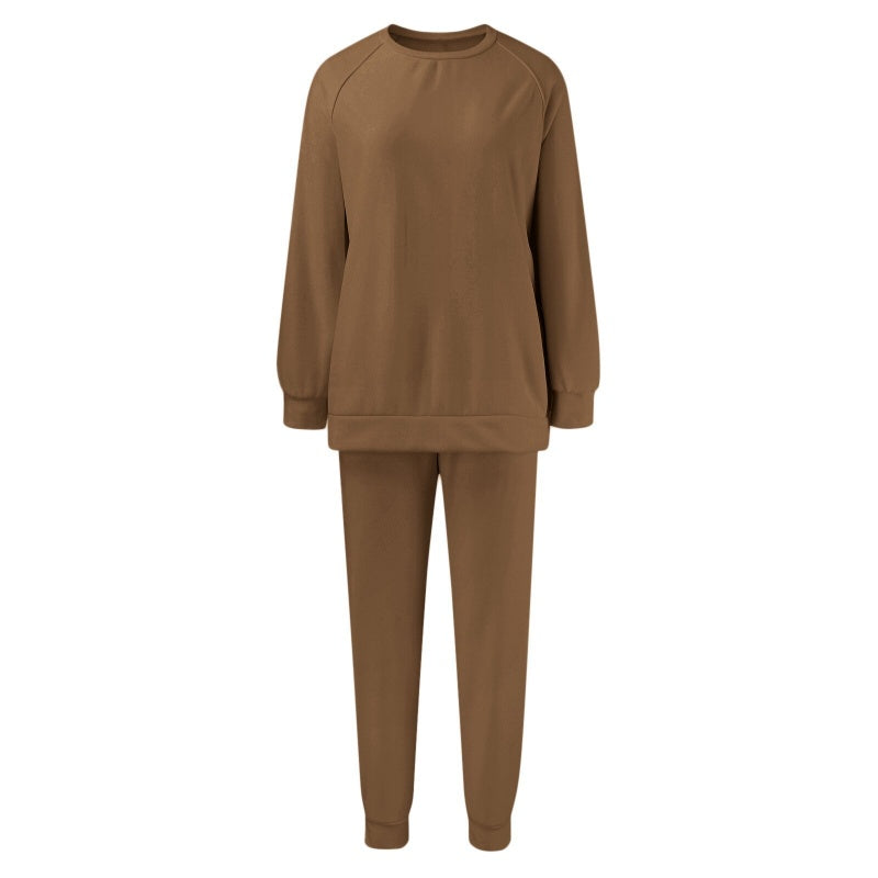 Women's Cozy Sweatshirt & Pants Two-Piece Set