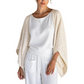 Women's 3/4 Sleeve Front-Open Loose Shawl