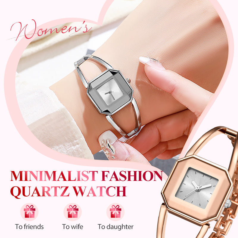 🔥New Hot Selling❤️‍🔥Minimalist Fashion Square Dial Quartz Watch