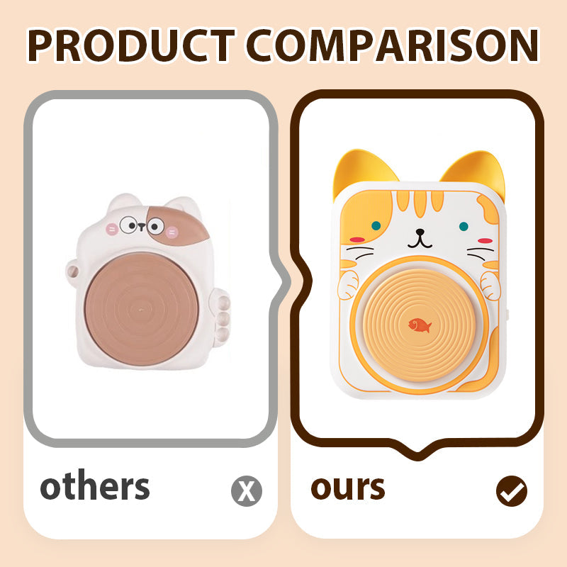 Cute Animal Pottery Wheel Set for Kids