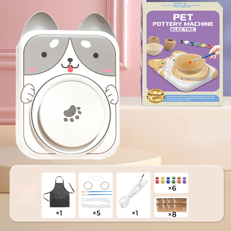Cute Animal Pottery Wheel Set for Kids