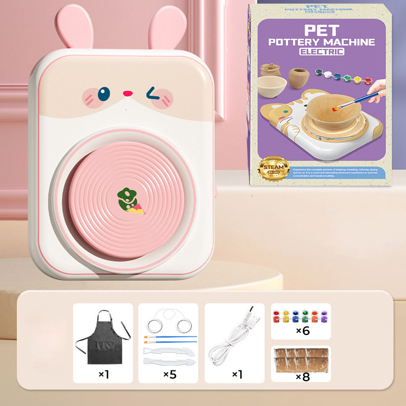 Cute Animal Pottery Wheel Set for Kids