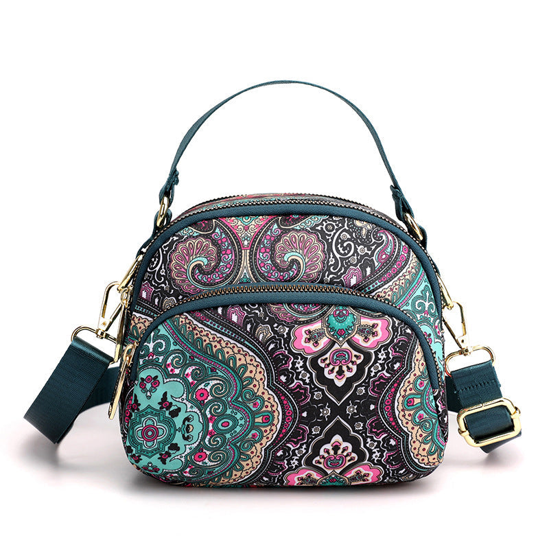 Cute & Stylish Multi-Compartment Printed Bag