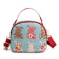 Cute & Stylish Multi-Compartment Printed Bag