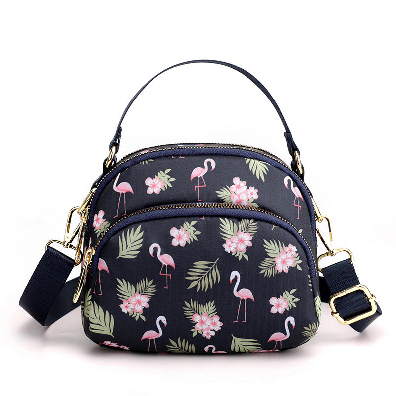 Cute & Stylish Multi-Compartment Printed Bag