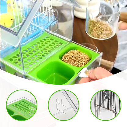 Pull-Out External Parrot Feeder