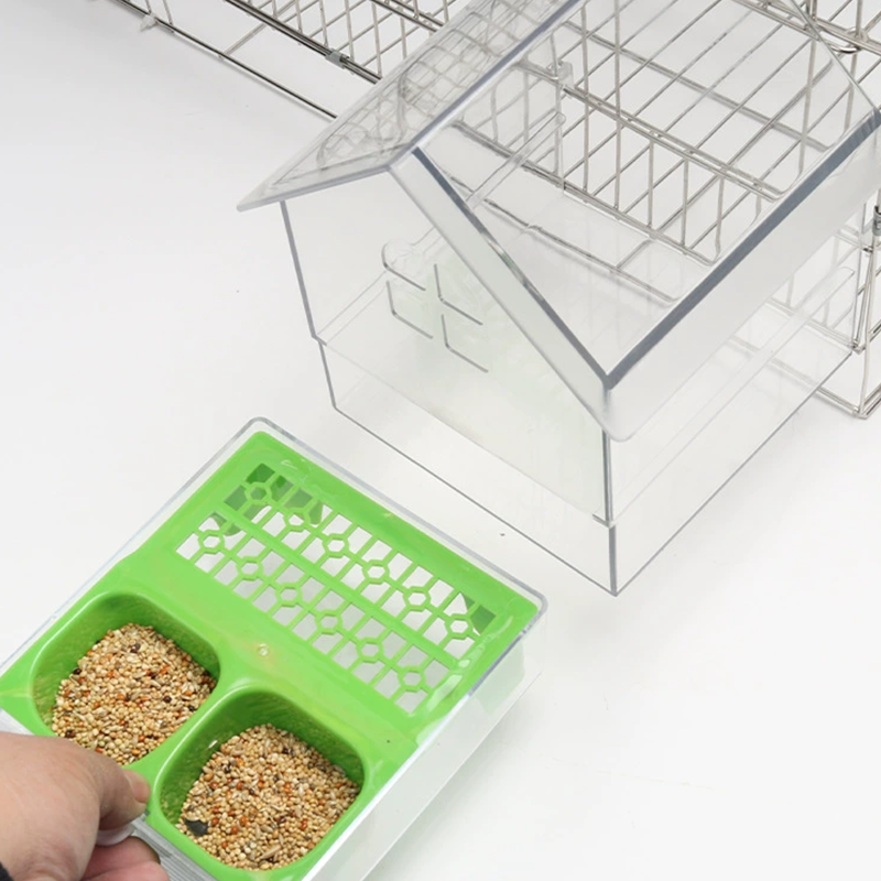 Pull-Out External Parrot Feeder