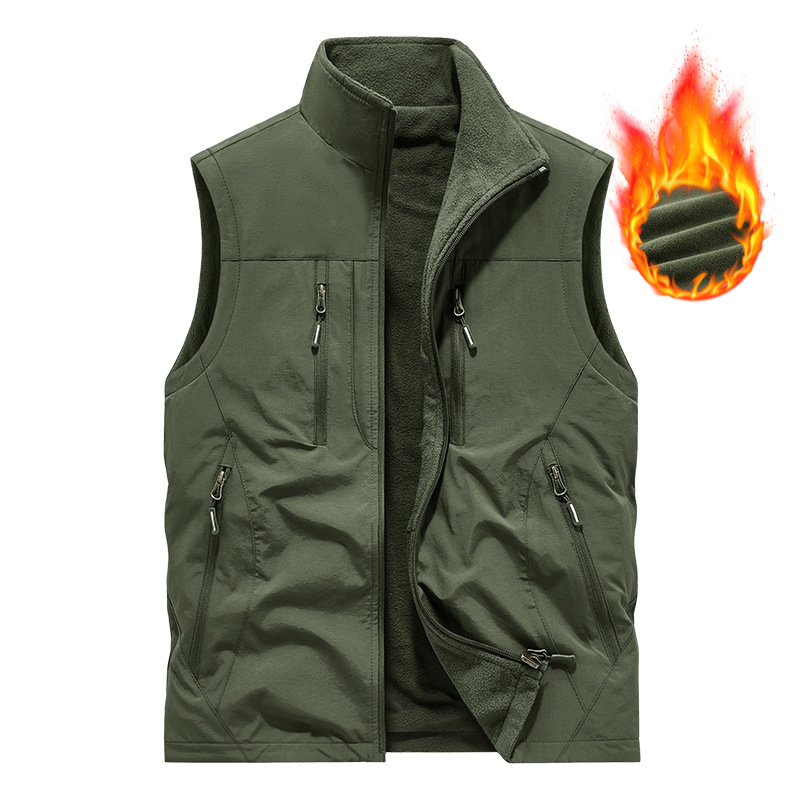 ⏰Limited Time Sale 49% OFF🔥🧥Men's Oversized Sleeveless Vest Jacket With Pockets