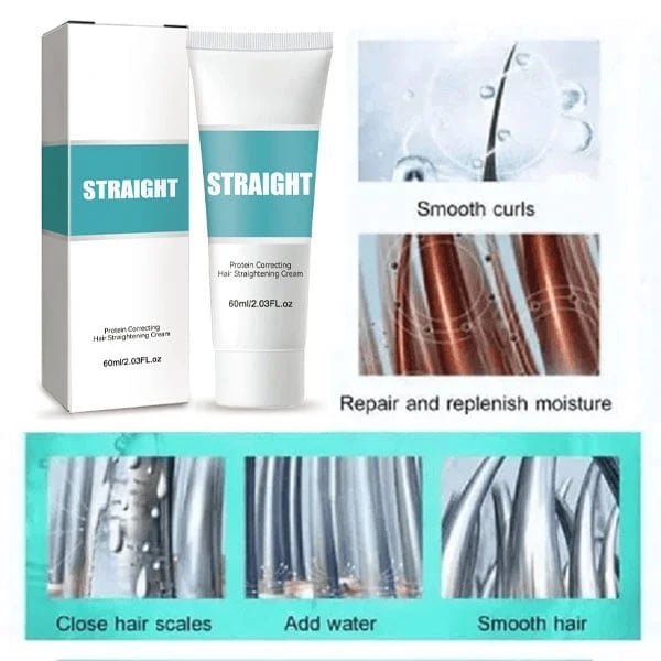 🎁Buy 1 Get 1 Free 🎁Silk and Keratin Treatment Hair Straightening Cream