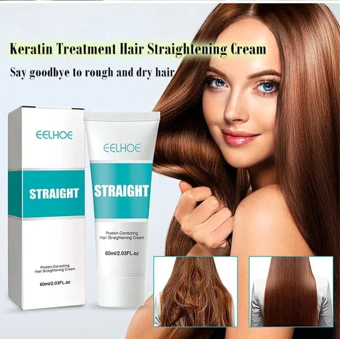 🎁Buy 1 Get 1 Free 🎁Silk and Keratin Treatment Hair Straightening Cream