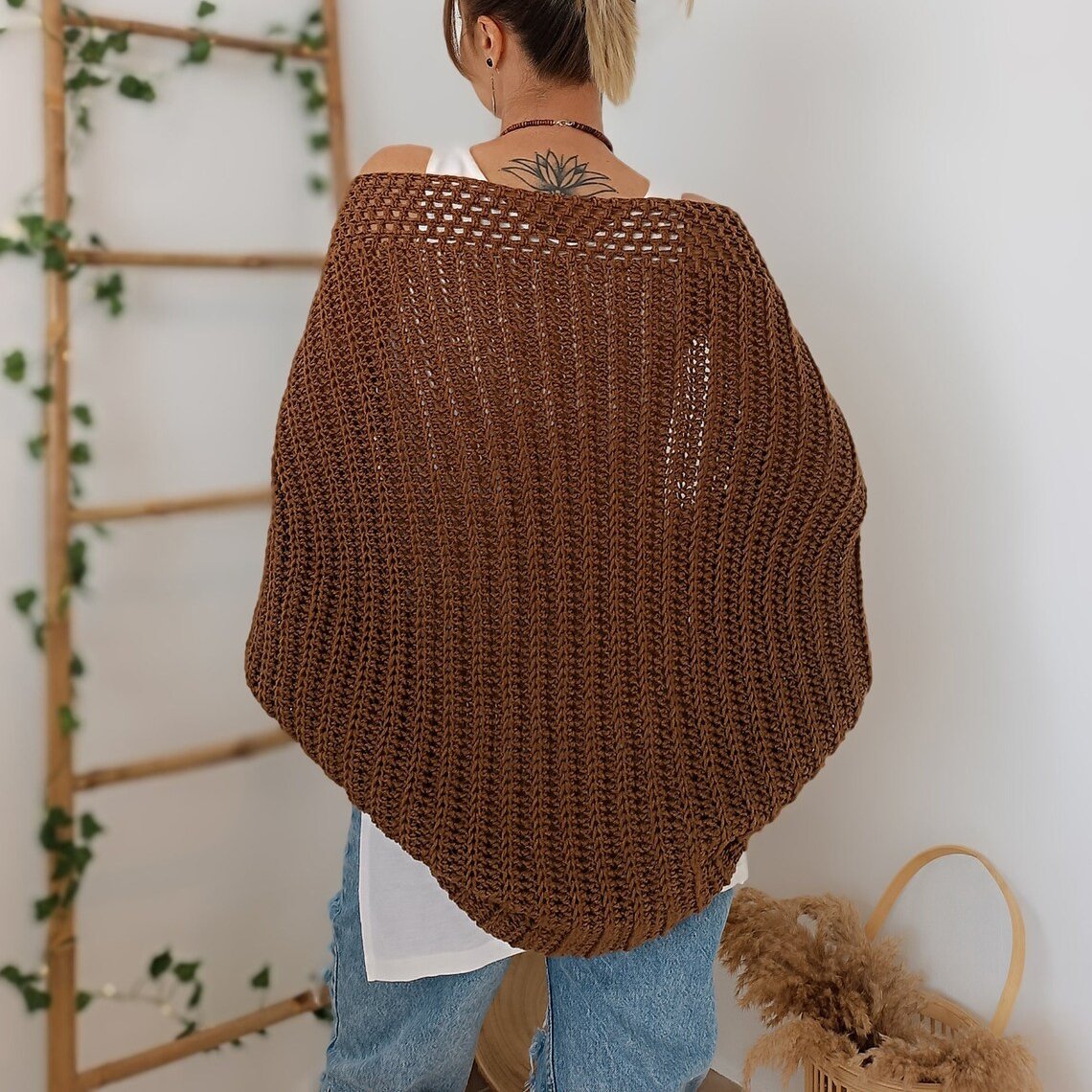 💛New Arrival-50%OFF🧣Women's Knitted Cocoon Shawl