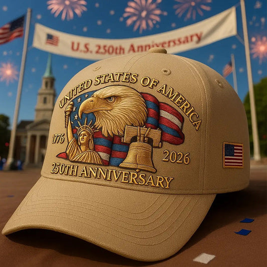 United States 250th Anniversary Baseball Cap