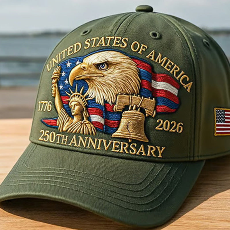 United States 250th Anniversary Baseball Cap