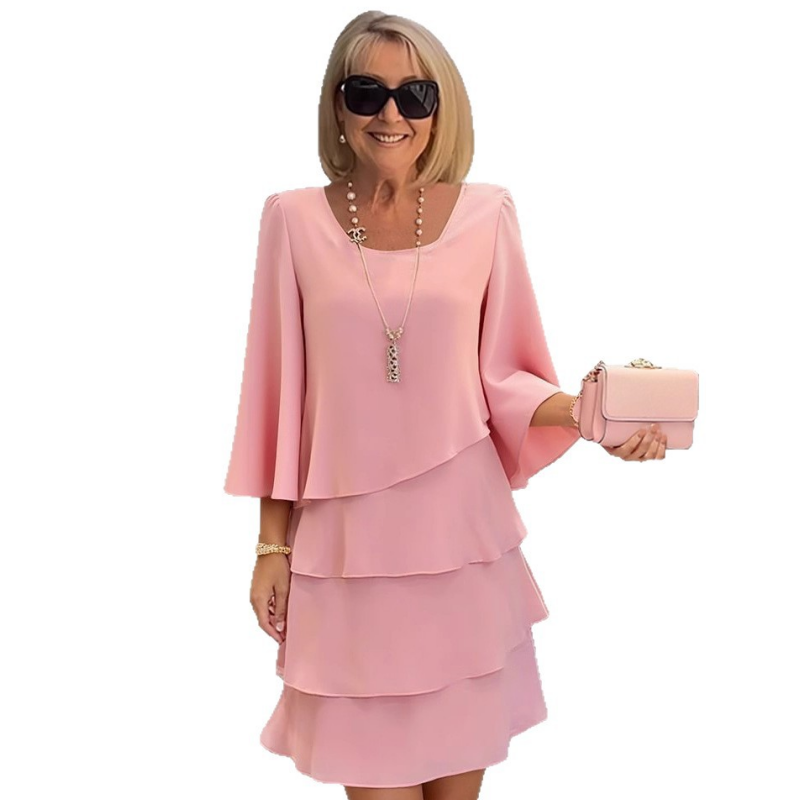 Women's Slimming Chiffon Cake Dress