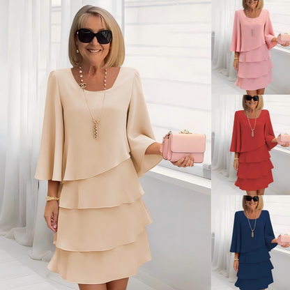 Women's Slimming Chiffon Cake Dress