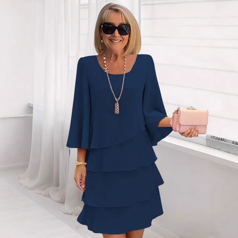 Women's Slimming Chiffon Cake Dress