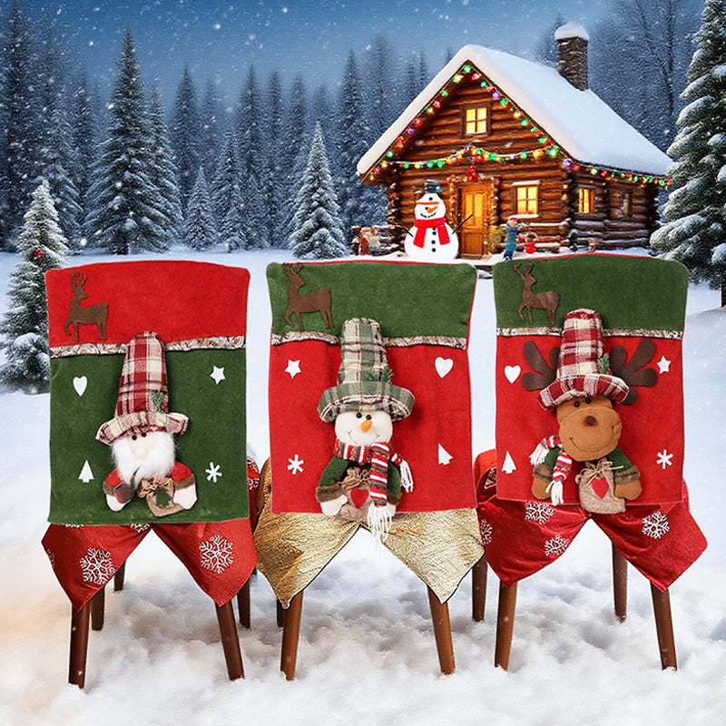 Cute Christmas Chair Cover