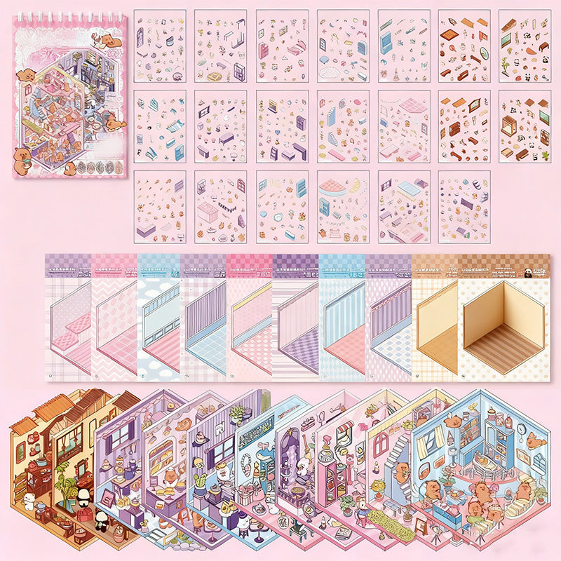 3D Scenery DIY Sticker Kit