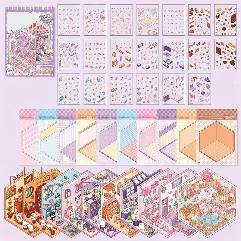 3D Scenery DIY Sticker Kit