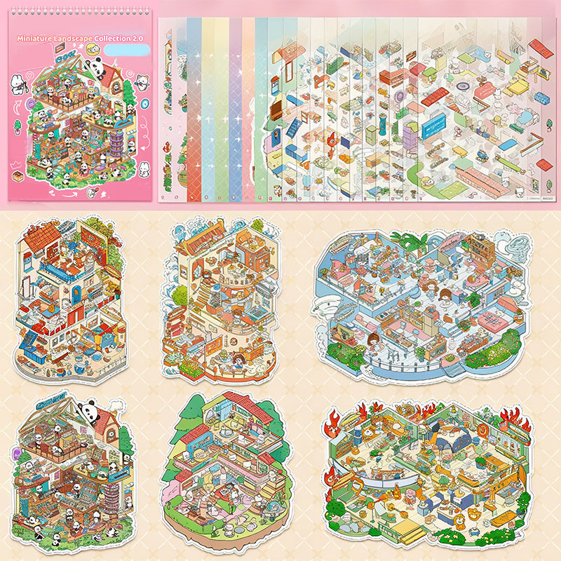 3D Scenery DIY Sticker Kit