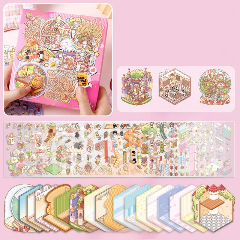 3D Scenery DIY Sticker Kit