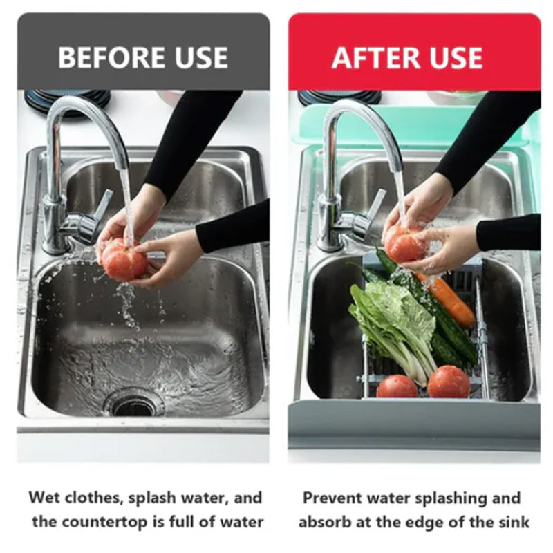 🍃Full-Suction Cup Silicone Sink Splash Guard