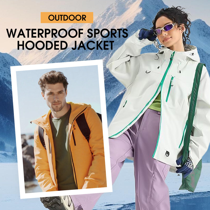 💥Hot Sale 60% Off💥Outdoor Waterproof Sports Hooded Jacket