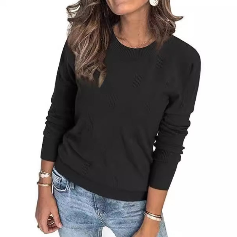 💖Women’s Casual Long Sleeve Loose Knit Top