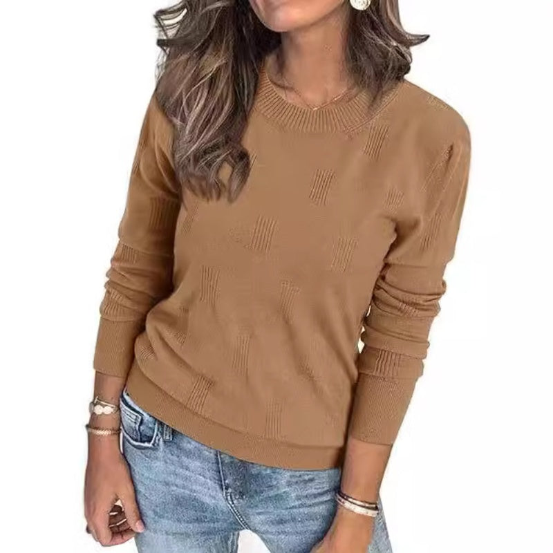 💖Women’s Casual Long Sleeve Loose Knit Top