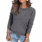 💖Women’s Casual Long Sleeve Loose Knit Top