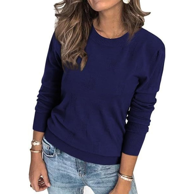 💖Women’s Casual Long Sleeve Loose Knit Top