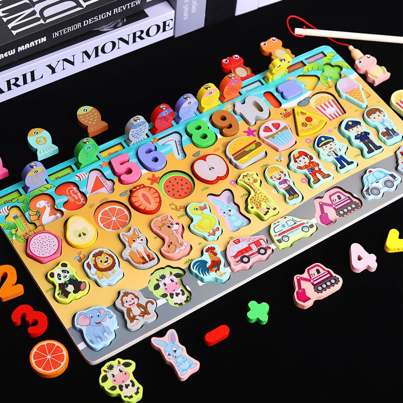 Educational Wooden Number Puzzle for Kids
