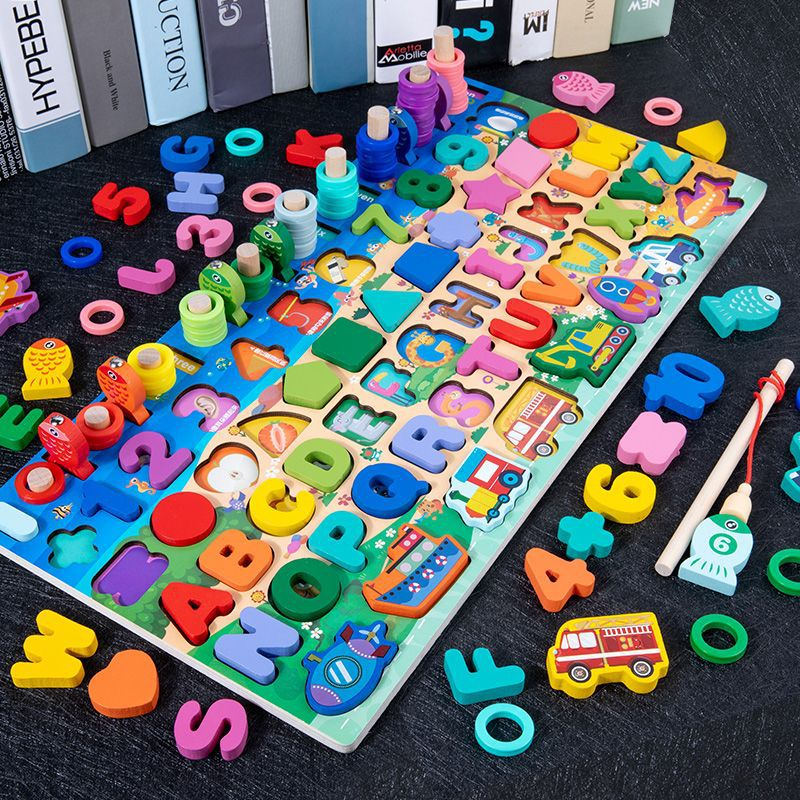 Educational Wooden Number Puzzle for Kids