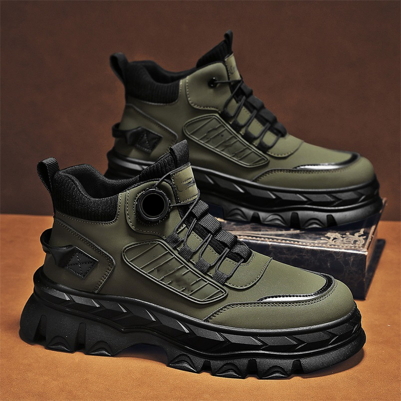 🥾Most Popular Men's Shoes-Men's Retro Casual Chunky Ankle Boots