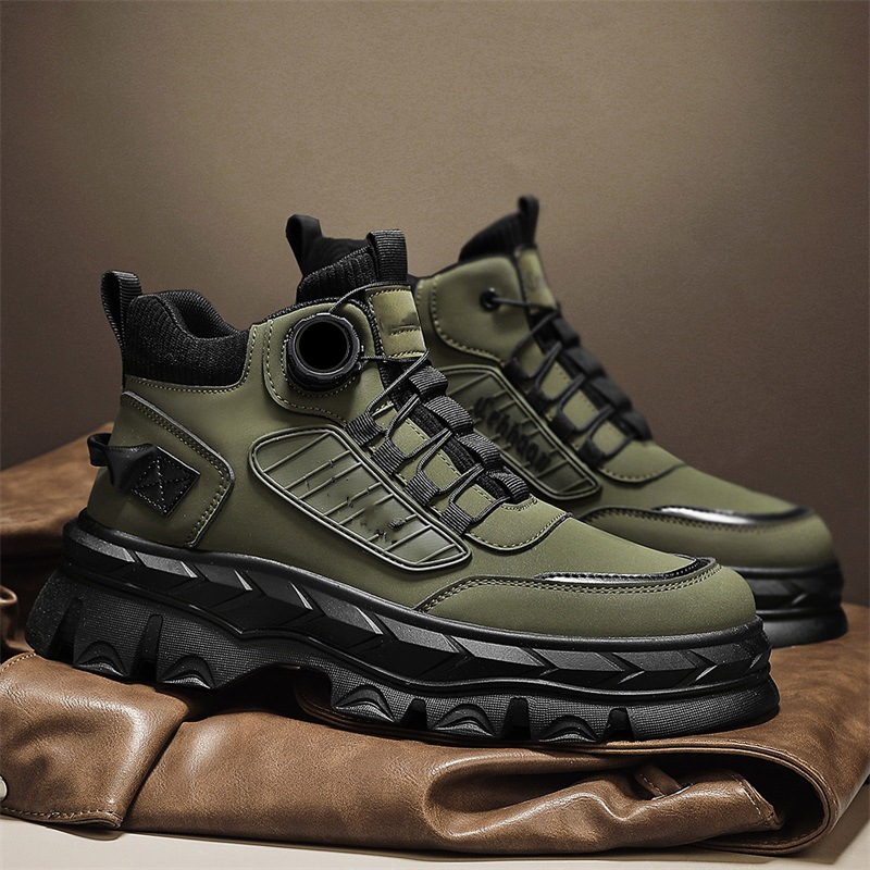 🥾Most Popular Men's Shoes-Men's Retro Casual Chunky Ankle Boots