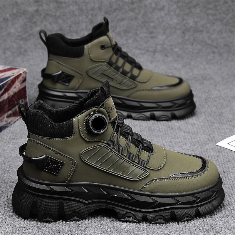 🥾Most Popular Men's Shoes-Men's Retro Casual Chunky Ankle Boots