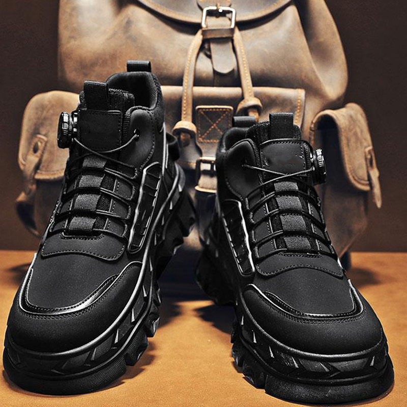 🥾Most Popular Men's Shoes-Men's Retro Casual Chunky Ankle Boots