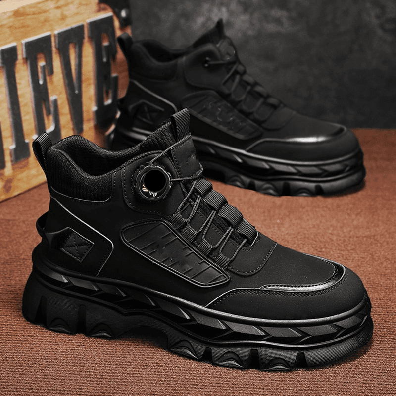 🥾Most Popular Men's Shoes-Men's Retro Casual Chunky Ankle Boots