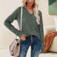 Women's V Neck Long Sleeve Solid Sweater -👏Soft and Warm!
