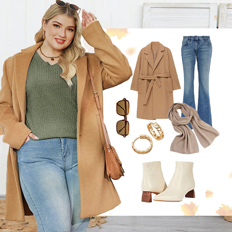 Women's V Neck Long Sleeve Solid Sweater -👏Soft and Warm!