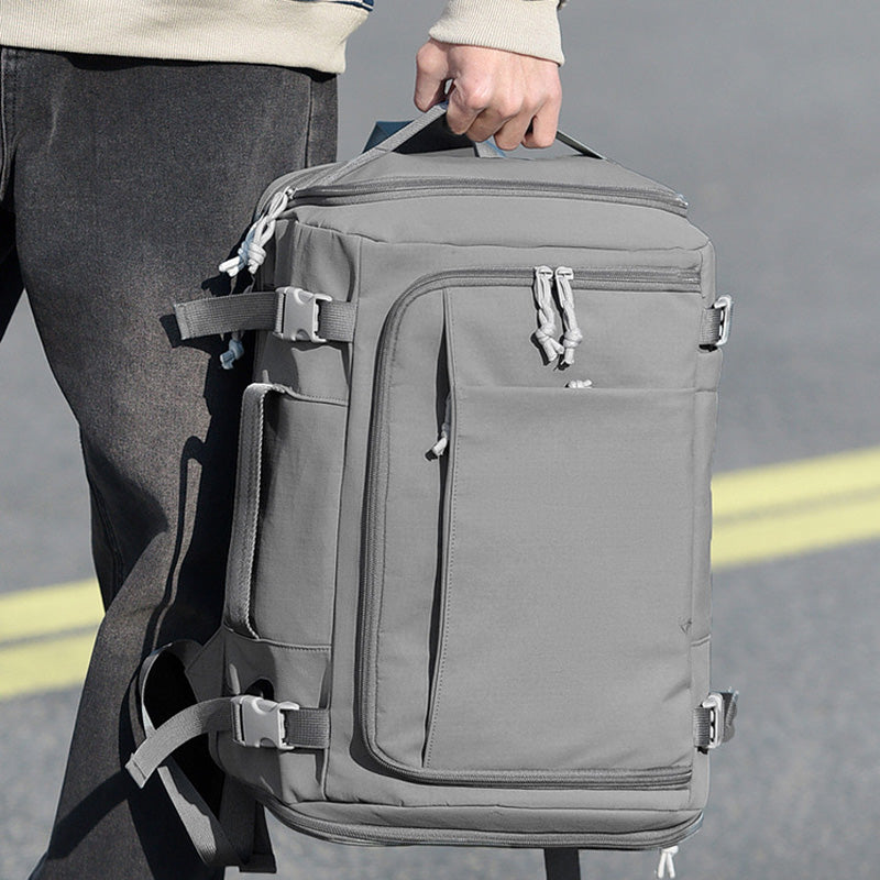 Box-Style Large Capacity Luggage Backpack