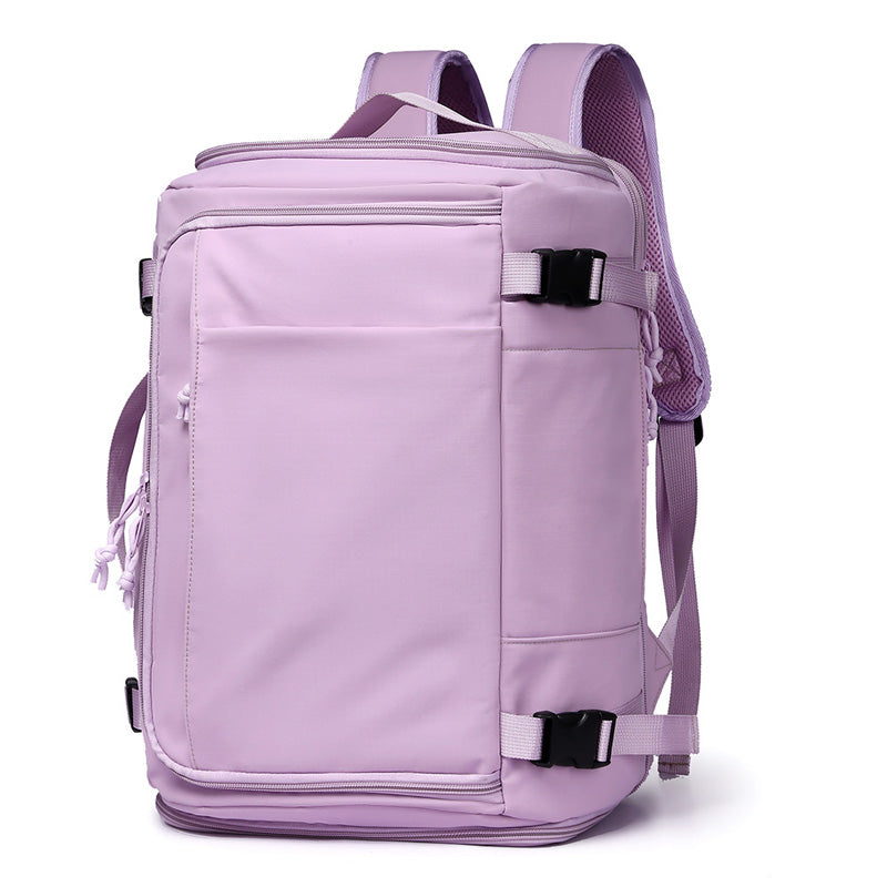 Box-Style Large Capacity Luggage Backpack
