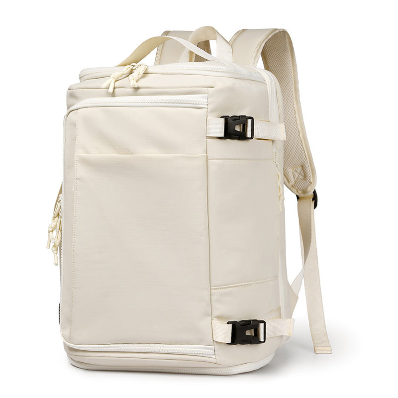 Box-Style Large Capacity Luggage Backpack